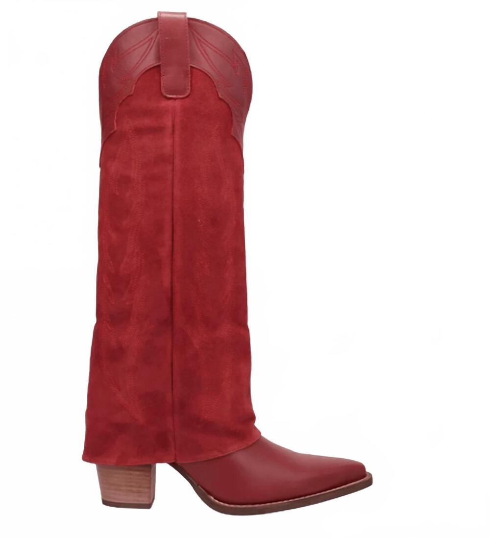 NEW DINGO women's wild fire boots in red